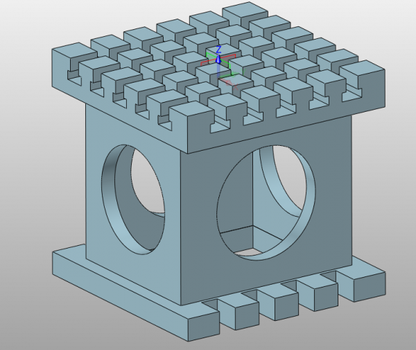 cnc mc機(jī)床加高工作臺(tái)按要求設(shè)計(jì)制造加工圖3D